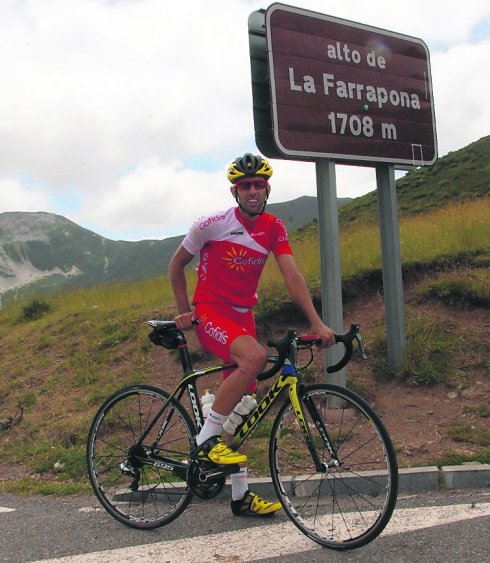 Dani Navarro en La Farrapona. 