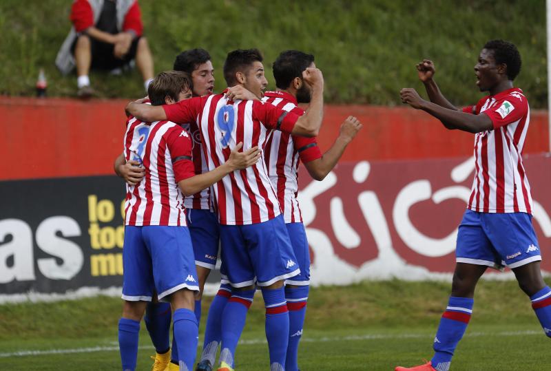 El Sporting B encuentra el camino y se lleva los tres puntos