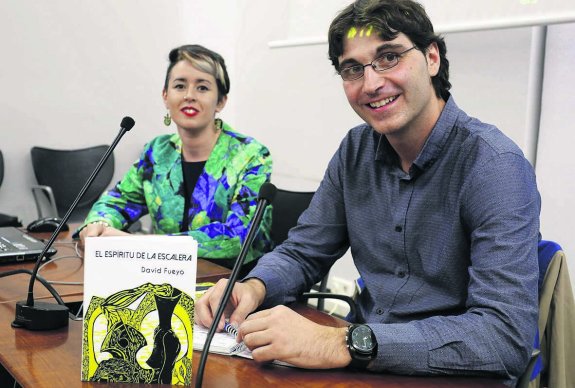 Lucía Falcón y David Fueyo, en la presentación. 