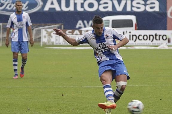 Final del partido: U.P. Langreo 1  - 1 Real Avilés