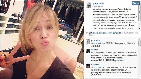 El grave error de Patricia Conde en Instagram