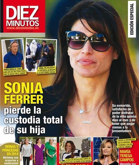 Sonia Ferrer, protagonista de la portada de Diez Minutos