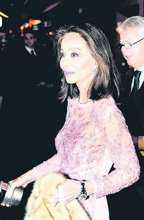 Isabel Preysler en Valencia.