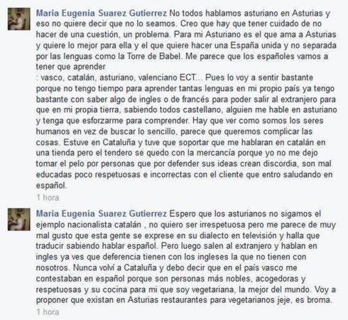 «Un asturiano es el que quiere hacer una España unida y no separada por las lenguas»