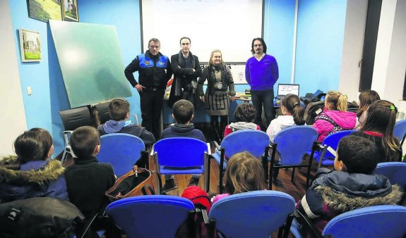 La clase final del curso, ayer en Colombres.