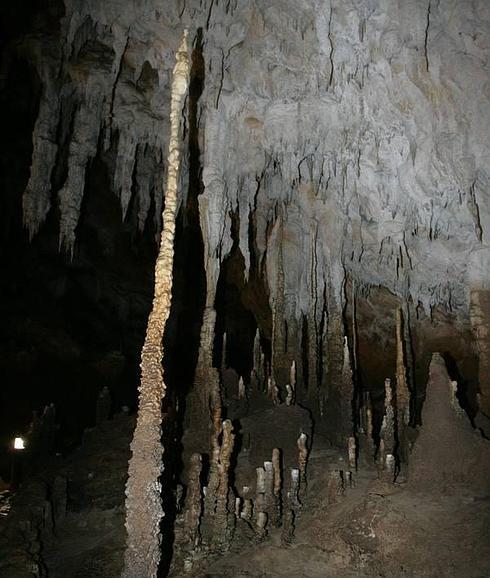 Interior de la Cueva de Tito Bustillo.