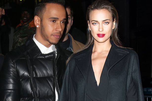 Irina Shayk y Hamilton, juntos por San Valentín