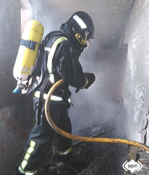 Imagen cedida por los bomberos.