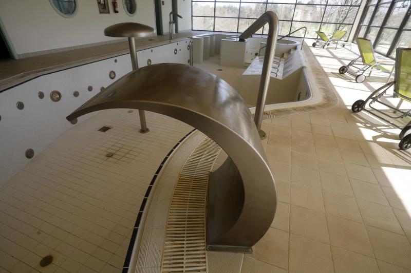 Las instalaciones del hotel, que se conservan en buen estado.