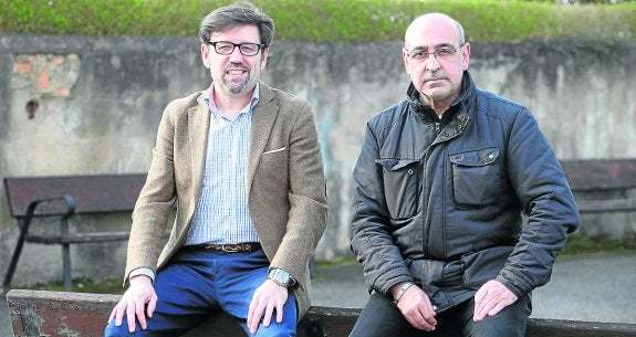 Luis Miguel Fernández Lorenzo y Luis Fernando del Valle en San Claudio. 