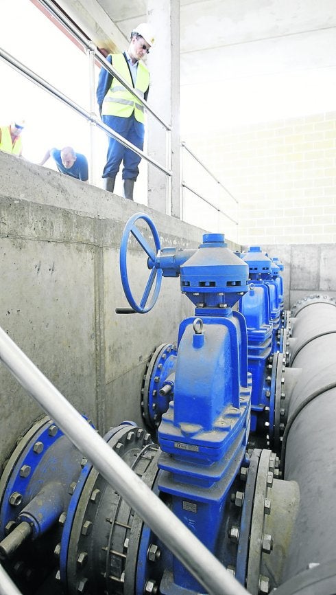 Una de las instalaciones del colector industrial. 