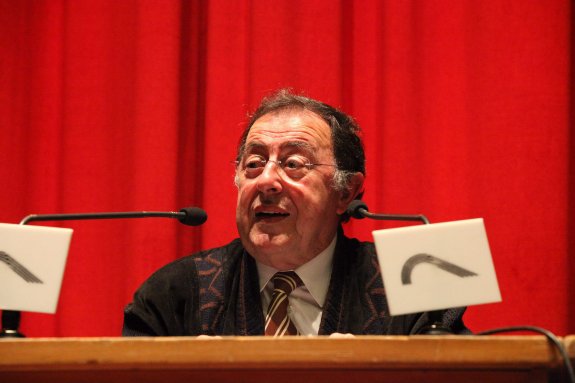 Alberto del Río, ayer, en la Casa de Cultura de Avilés. 
