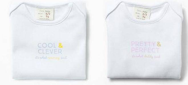 Zara retira de sus tiendas los bodies sexistas para bebés