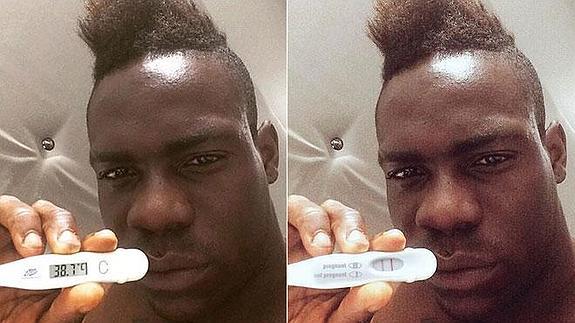 Balotelli acaba 'embarazado'