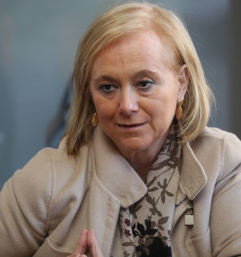 La presidenta del PP de Asturias, Mercedes Fernández. 