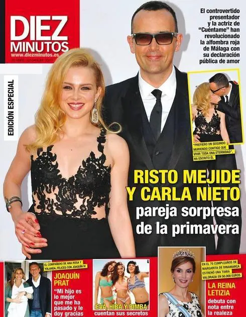 Risto Mejide y Carla Nieto, una pareja de portada