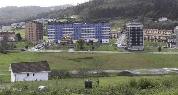 Imagen de la cuesta de Los Campos, urbanizada por Sogetesa. 