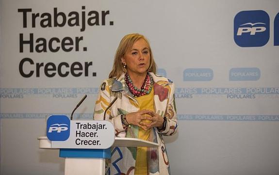 Mercedes Fernández, en un acto político.