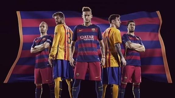 El Barça rompe con su tradición e incorpora las franjas horizontales