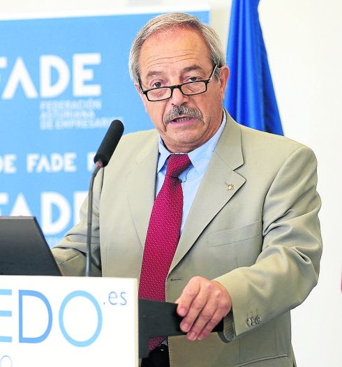 Wenceslao López, ayer, en el Palacio de Congresos.
