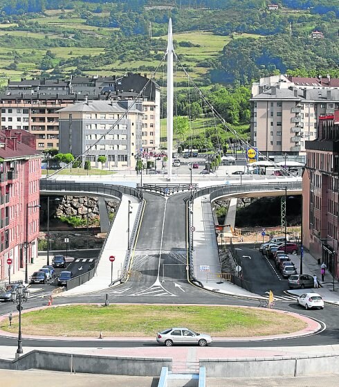 El puente de La Florida, listo para abrir. 