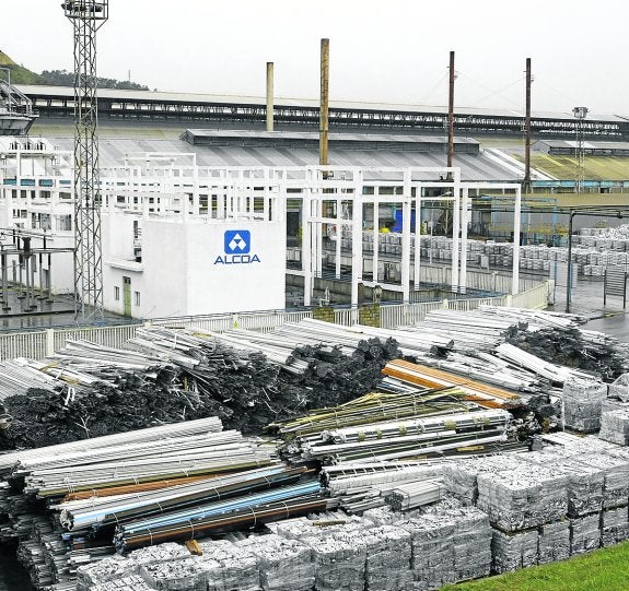 Imagen de las instalaciones de Alcoa en Avilés. 