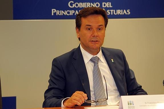 Francisco Blanco, consejero de Empleo, Industria y Turismo del Principado.