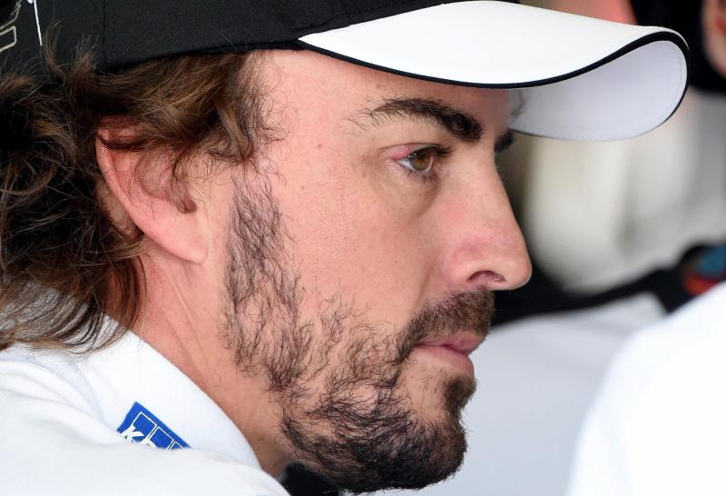 Fernando Alonso, hoy, en Monza.