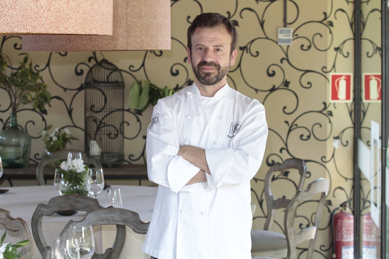 El chef asturiano Nacho Manzano en el restaurante La Salgar.
