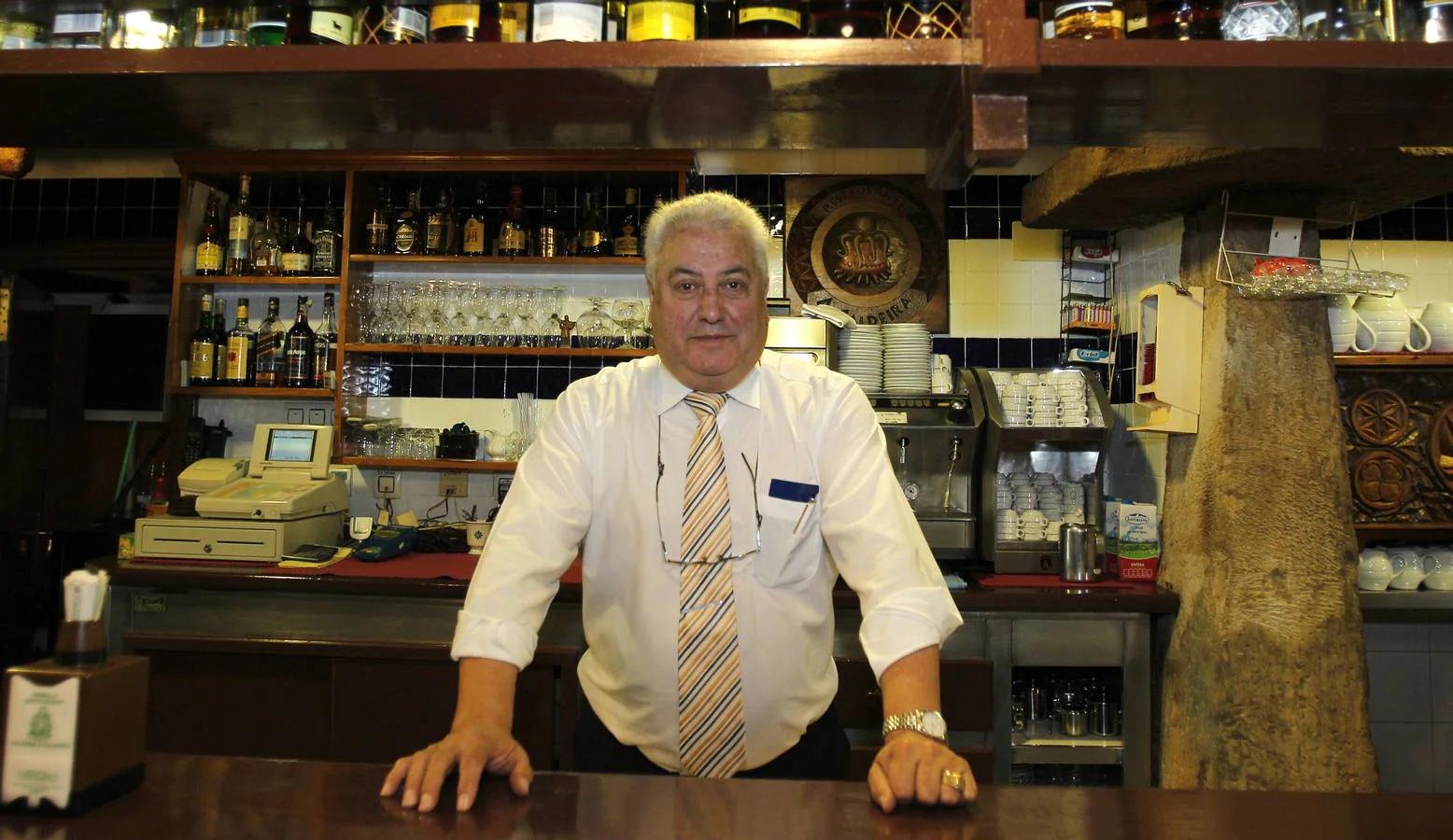 José María Campa Rúa, propietario del restaurante 'A Caldeira de la Campa Torres'.