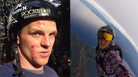 Muere el presentador de MTV Erik Roner en un accidente de paracaidismo