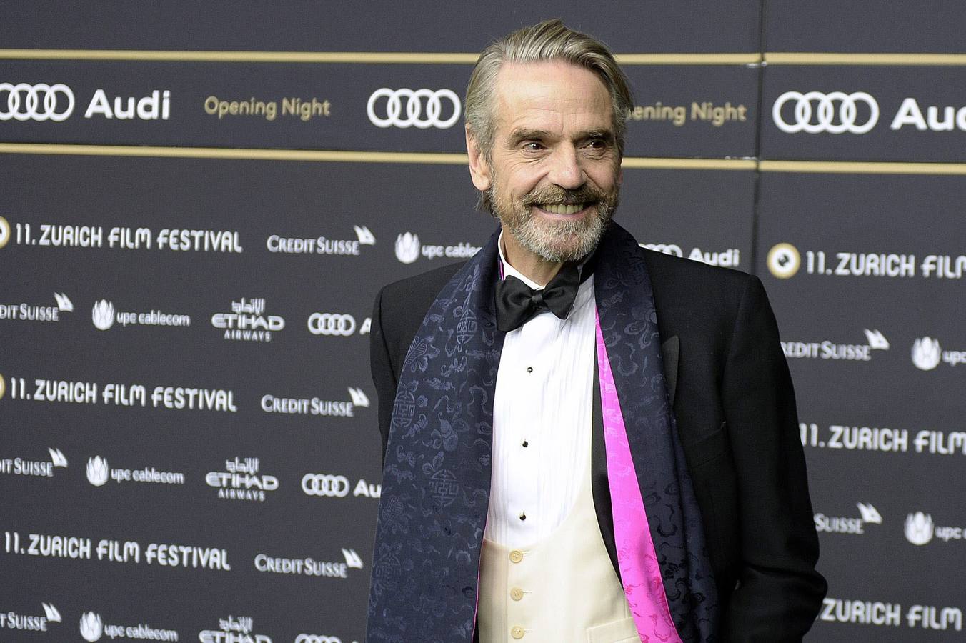El actor, Jeremy Irons, en su último estreno.