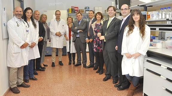 De derecha a izquierda, Sandra Cid, Jorge Saa, Fernando Sánchez-Guijo, Aitana Martínez, Pedro Ortiz, Francisco Vizoso, Mari Luz Lamelas, Luis Ovidio, María, Pedro Barbillo, Noemí Eiró y Antonio Altadill. 