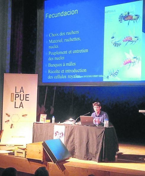 Gilles Fert, durante su charla en las jornadas técnicas. 