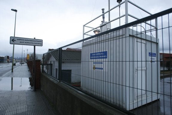 Estación de medición atmosférica de Las Arobias.
