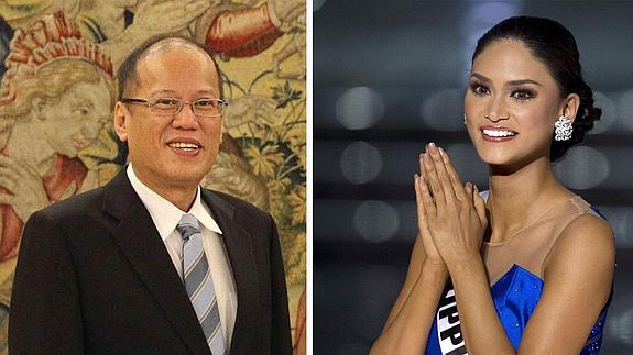 El presidente. Benigno Aquino III tiene 55 años y es el soltero de oro de Filipinas.  La Miss. Pia Alonzo tiene 26 años y reconoce su cercanía con el jefe de Estado. 