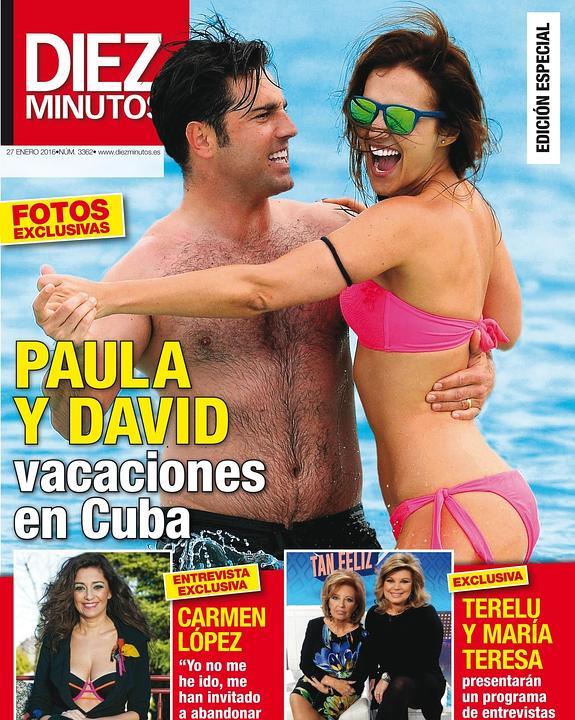 Paula Echevarría y David Bustamante, de vacaciones en Cuba