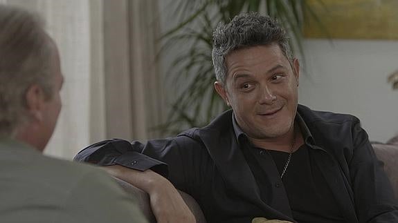 Alejandro Sanz, en un momento del programa.