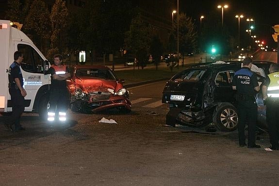 Accidente registrado en septiembre de 2012 en el cruce de las calles Velázquez y Badajoz, en el que murió un niño de 13 años. 