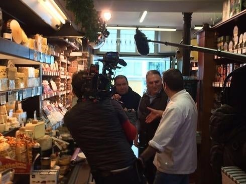 José Andrés, de rodaje en El Fontán