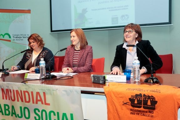 Verónica Argüelles, Eugenia Suárez y Pilar Varela. 