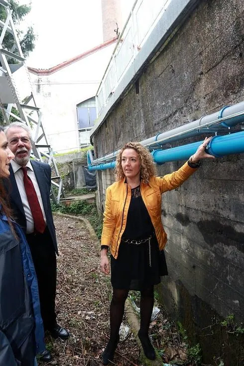 María Teresa Mallada, en su visita a la Fundación Asturiana de la Energía, en Mieres. 