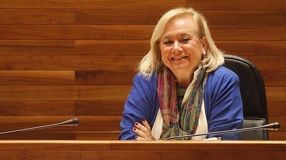 La presidenta del PP de Asturias, Mercedes Fernández.