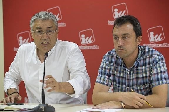 Orviz y Ovidio Zapico, en una rueda de prensa.