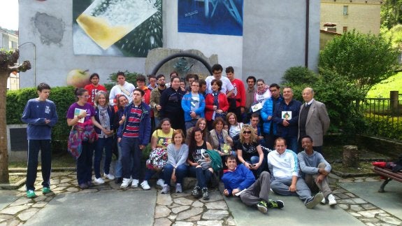 El colegio de Latores, en Morcín