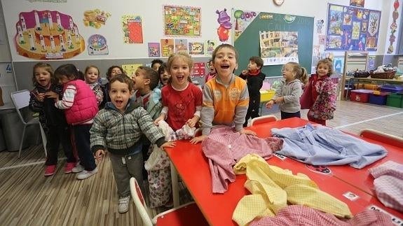 Alumnos del colegio público Jovellanos.