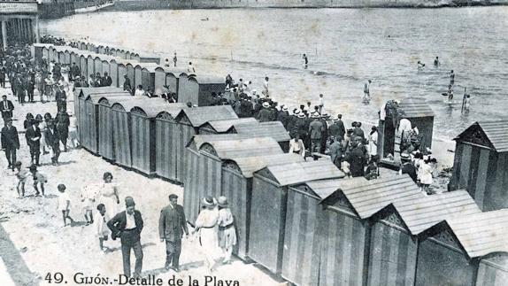 Detalle de la playa, 1915.