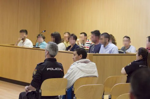 Miguel Ángel D. L., durante el juicio la semana pasada. 