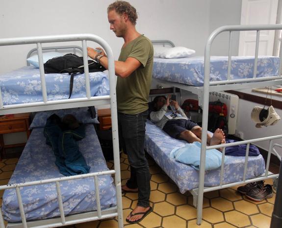 Un albergue con wifi y menaje