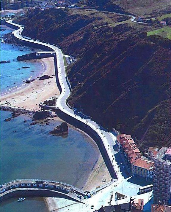 Paseo marítimo de Candás, donde se realizarán las obras. 